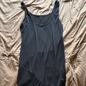 Women’s Black Solid Bidycon Sleeveless Dress